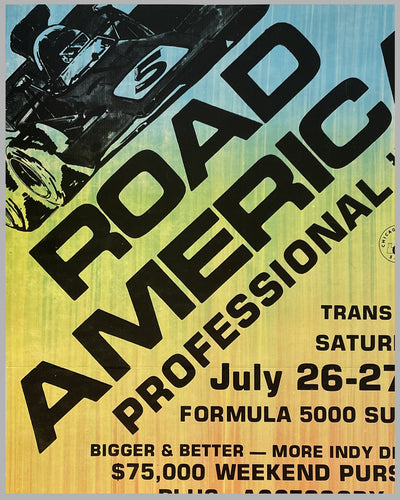 1974 Road America original race poster 2