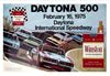 1975 Daytona 500 Original Event Poster