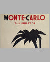 2nd Rallye d’automobiles anciennes, Monte Carlo 1976 original event poster by Geo Ham 3