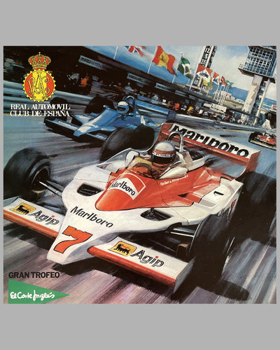 1979 Grand Prix of Spain original event poster 2
