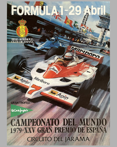 1979 Grand Prix of Spain original event poster