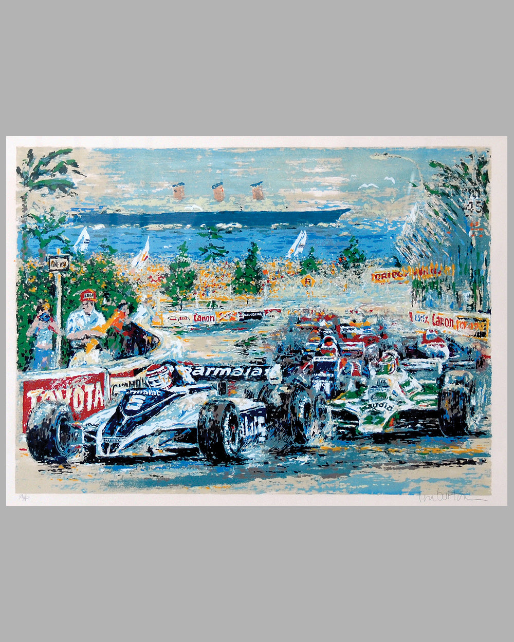 GP Long Beach 1982 serigraph by Ron Burton 2