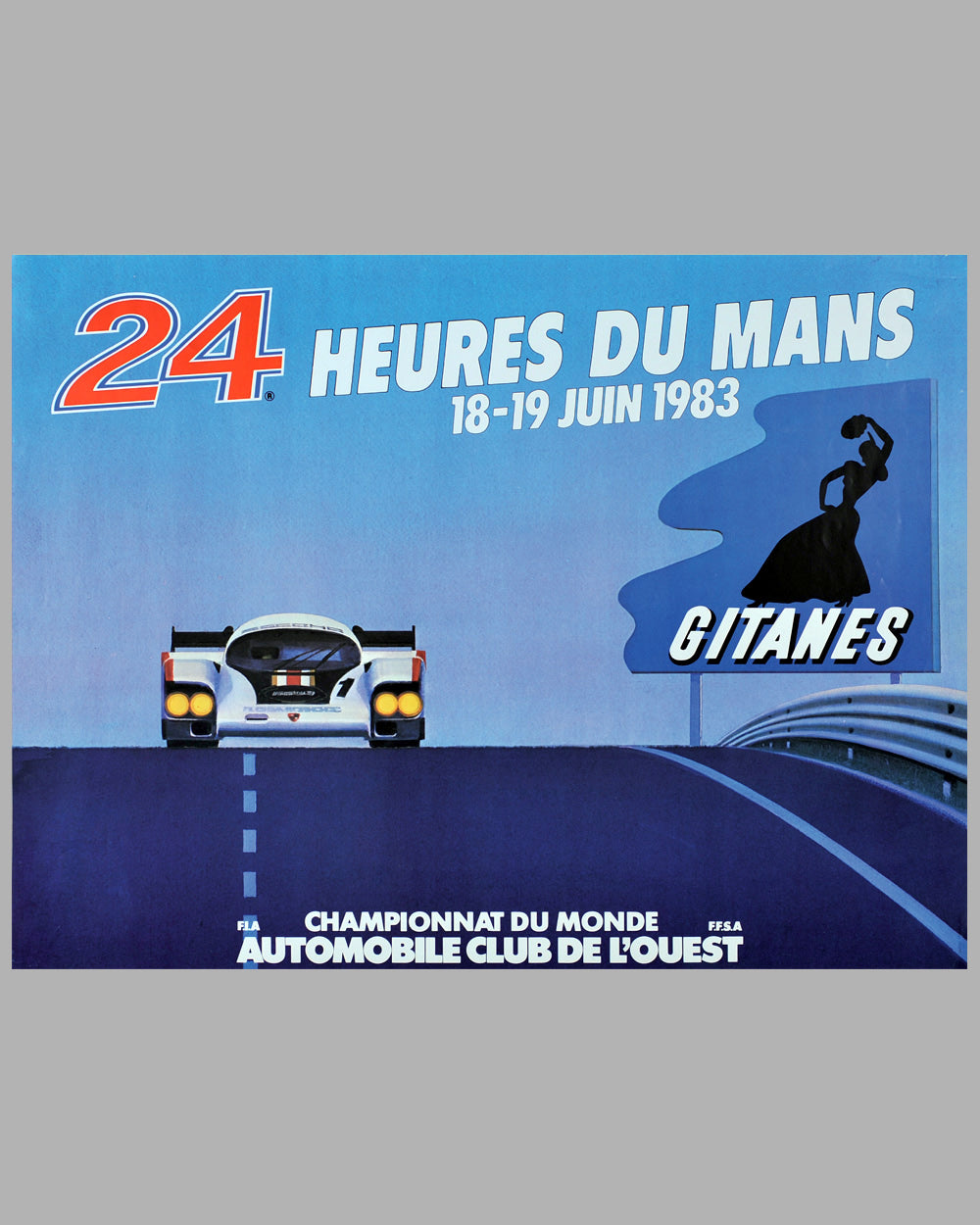 1983 - 24 Heures du Mans original poster