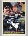 1984 Grand Prix of France Dijon-Prenois original event poster