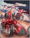 1985 Monterey Historic Automobile Races at Laguna Seca Raceway program, autographed by Fangio, Hill and Stewart 2