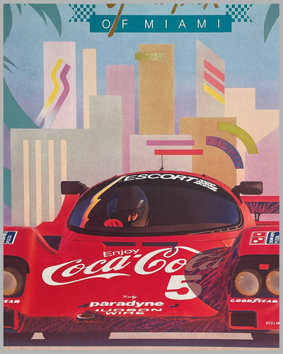 1985 Grand Prix of Miami official poster 3