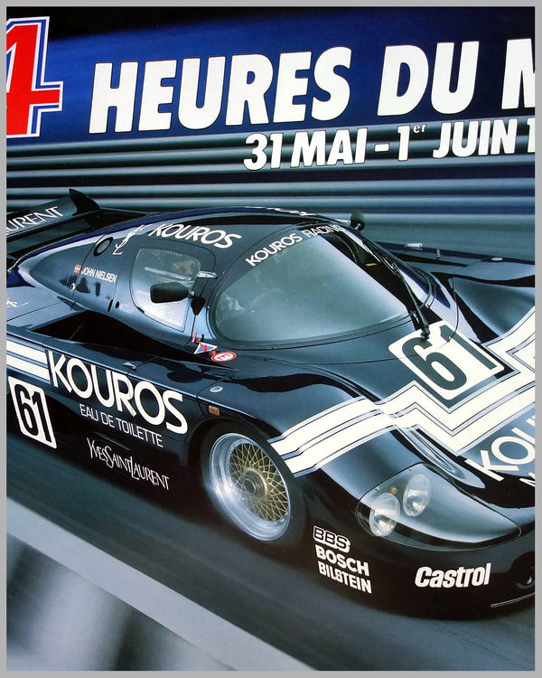 POSTER OFFICIEL ** 24 HEURES DU MANS 2001 MOTOS ** AFFICHE ACO MOTO LE
