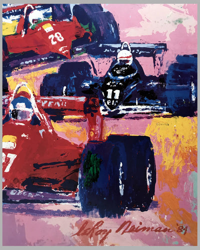 1984 Dallas Grand Prix poster by LeRoy Neiman 2