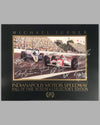 1989 autographed Indianapolis Collectors Edition Poster by Michael Turner, signed by many drivers