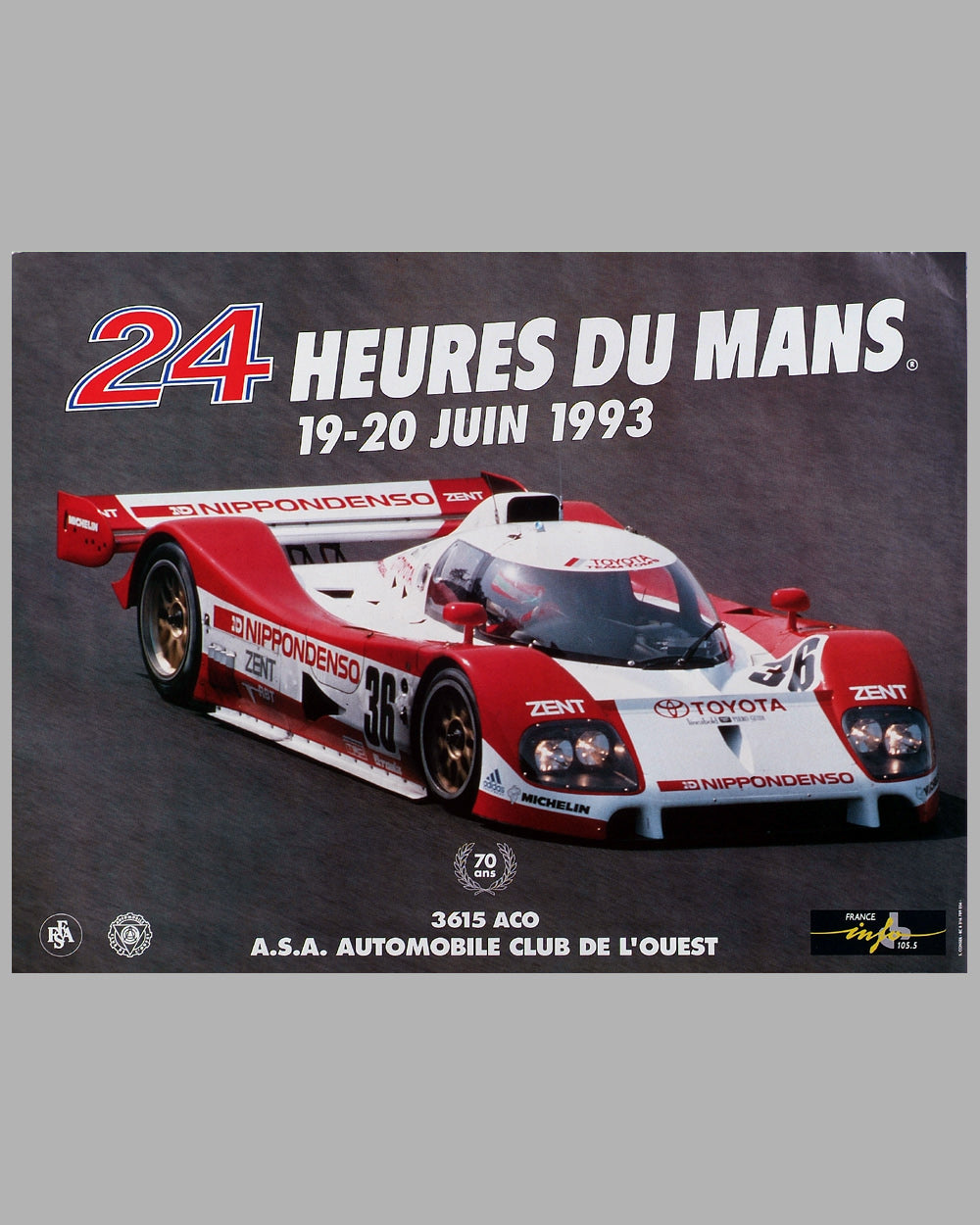 1993 - 24 Heures du Mans Original Poster