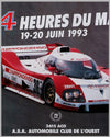 1993 - 24 Heures du Mans Original Poster 2