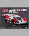 1993 - 24 Heures du Mans Original Poster
