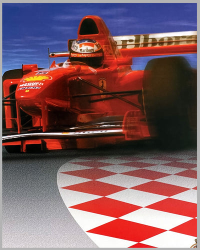 1998 Grand Prix de Monaco proposed original watercolor 5