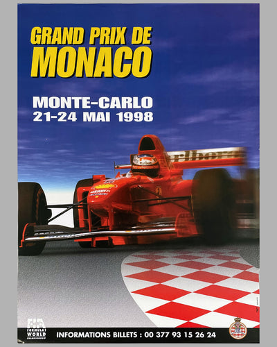 1998 Grand Prix de Monaco proposed original watercolor 4