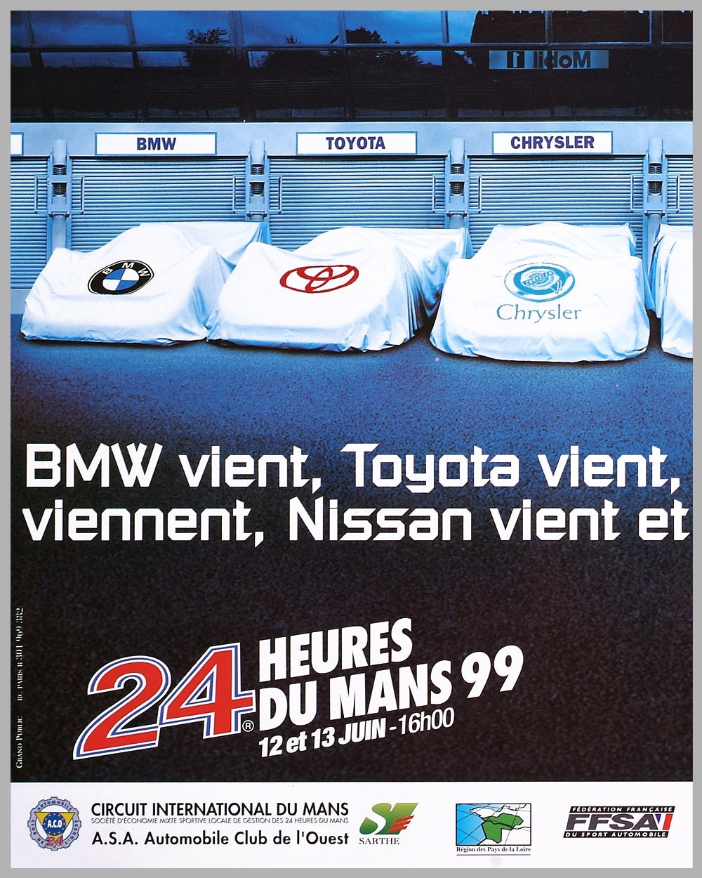 1999 - 24 Heures du Mans Original Poster 2