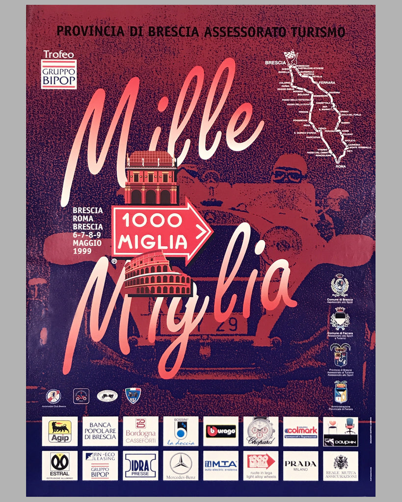 ⭐️緊急値下げMille Miglia1949-1999イタリアミッレミリア資料集 99_mille_miglia_poster_1024x10