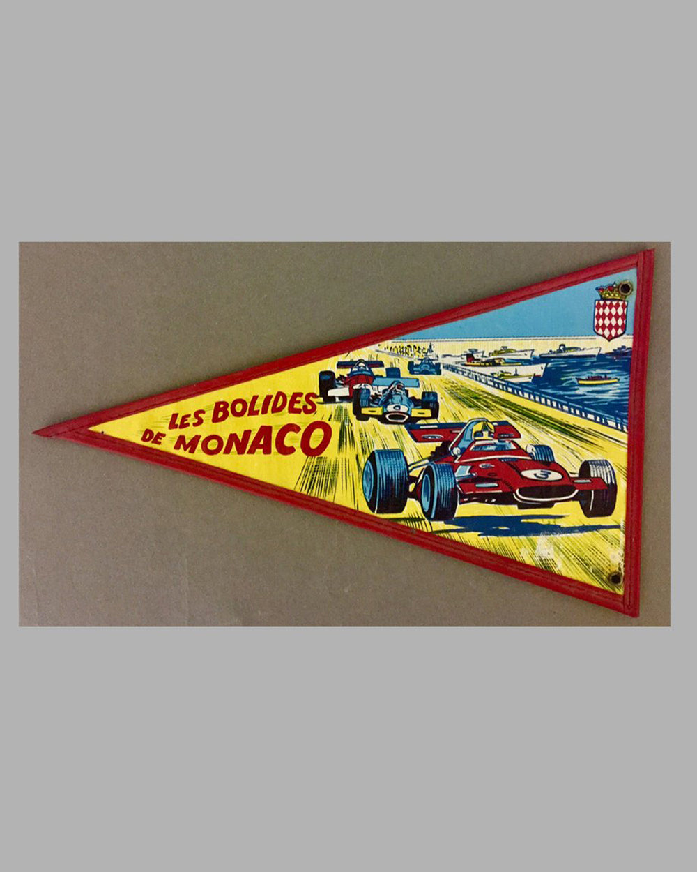 Monte Carlo Souvenir Pennant early 1970&#39;s