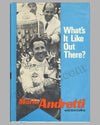 What’s It Like Out There? book by Mario Andretti, 1970 1st ed.