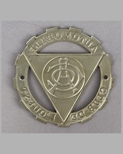 ACO (Automobile Club de l'Ouest) grill or dashboard badge 2