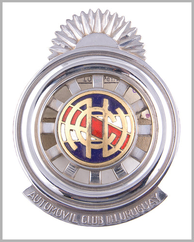 Automobile Club del Uruguay badge, 1950’s 2