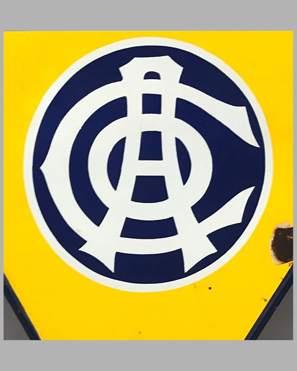 ACO (Automobile Club de l'ouest) enamel sign 2