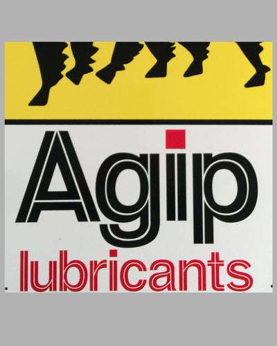 AGIP Lubricants recent metal sign