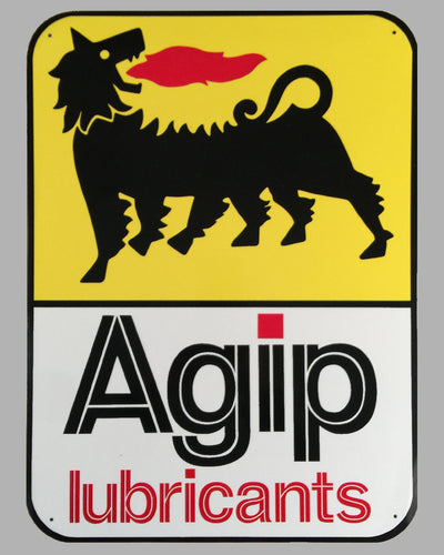 AGIP Lubricants recent metal sign