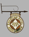 Vintage metal sign for members of the AHA (American Hotel Association) 2