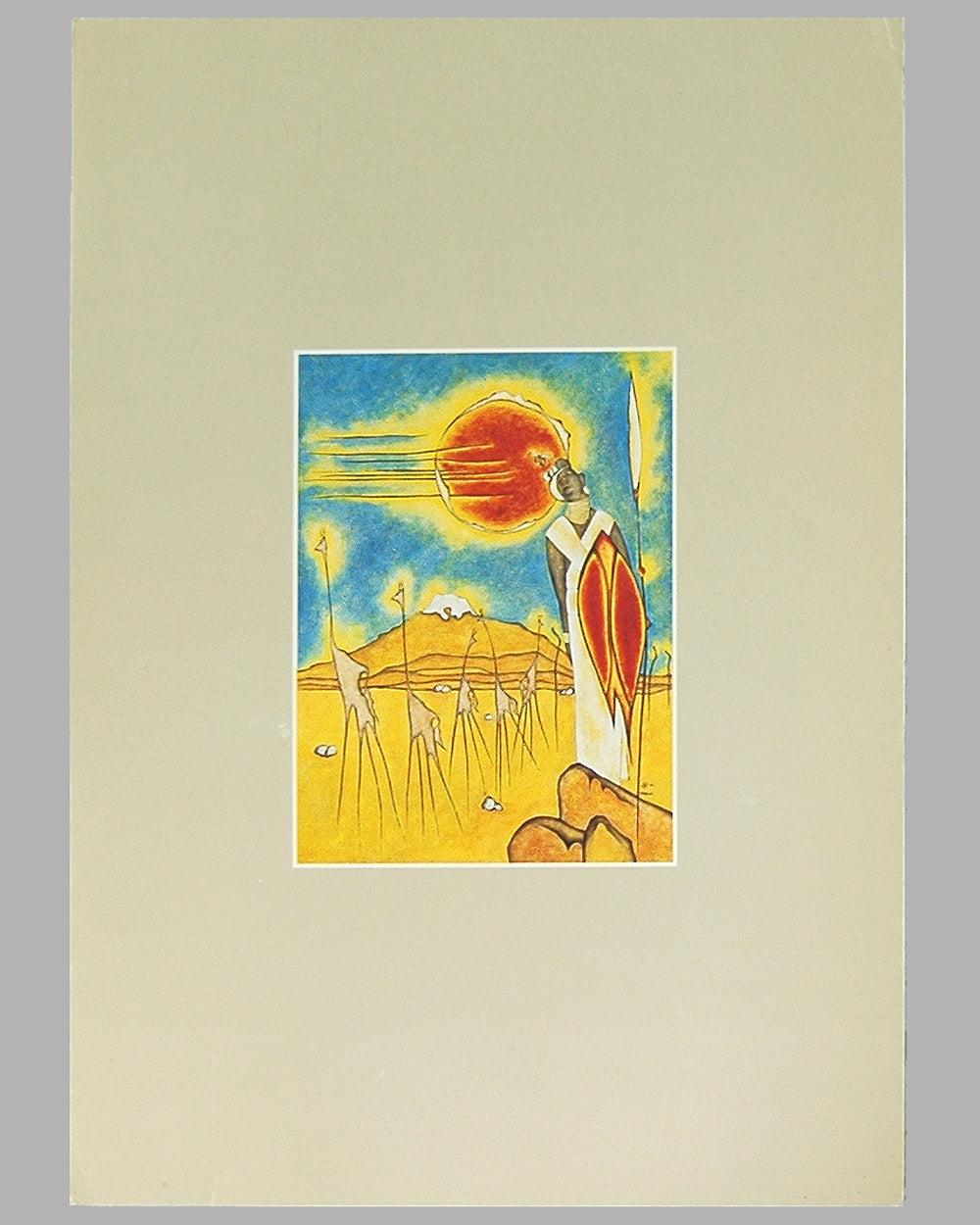 Two Air France First Class Dinner Menus 4