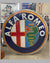 Alfa Romeo large illuminated dealership sign, 1960's to 1970's 2