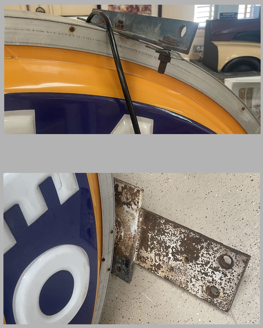 Alfa Romeo large illuminated dealership sign, 1960&#39;s to 1970&#39;s 6