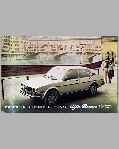 1970's Alfa Romeo factory poster