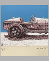 Alfa Romeo P2 multicolor print by R. G. H. Whyte, England, 2004, signed ed. of 50