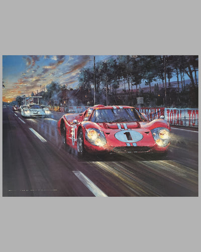 All American Victory print by Nicholas Watts, autographed by Gurney and Hill 2