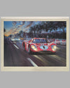 All American Victory print by Nicholas Watts, autographed by Gurney and Hill