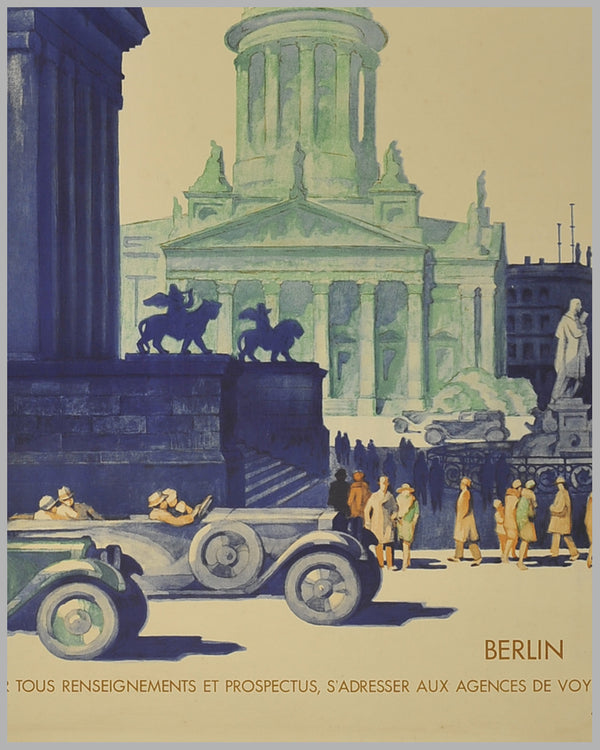 1930's Allemagne (Germany) original poster by Friedel Dzubas - l