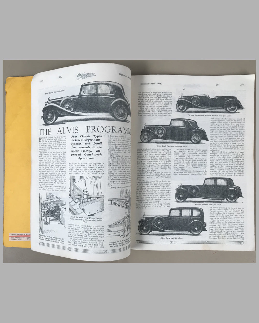 Alvis in the Thirties book by R.M. Clarke