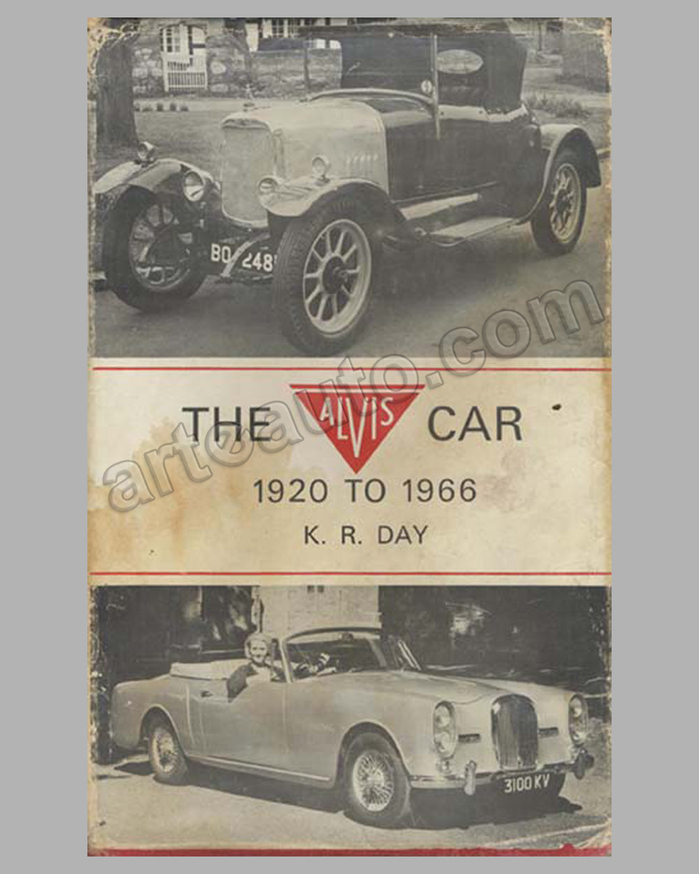 The Alvis Car 1920 to 1966 book by Kenneth Day, 1968