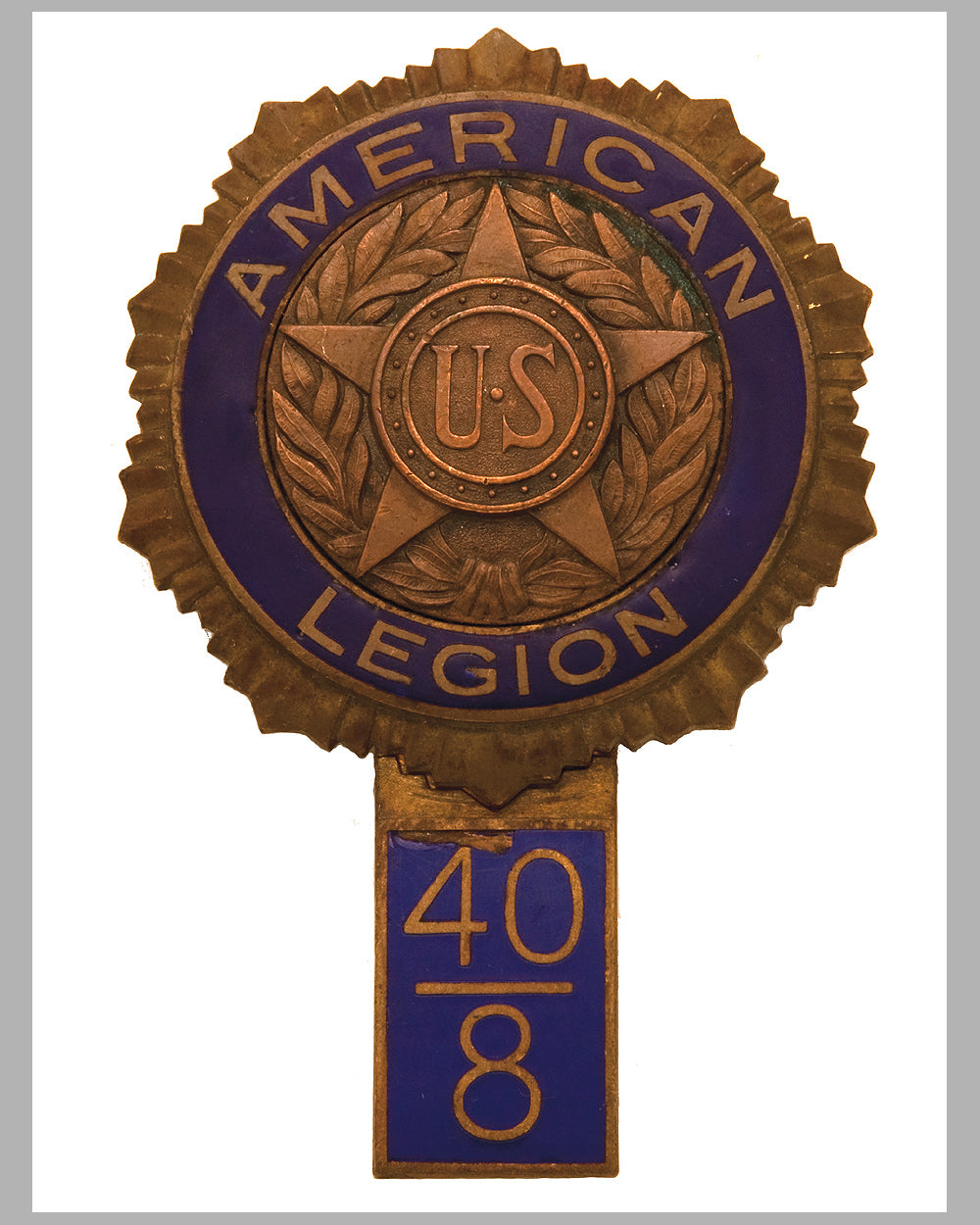 U.S. American Legion 40/8 Organization member’s badge