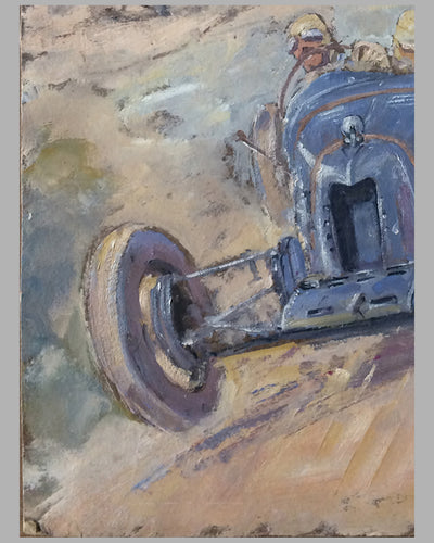Amilcar original preliminary oil painting on board by Geo Ham 3