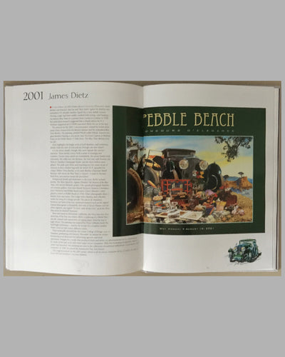 Pebble Beach Concours d’Elegance The Art of The Poster book inside 4
