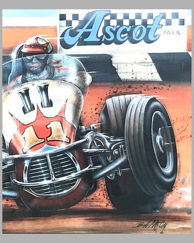 Ascot #11 print by Bob McCoy, 1998 2