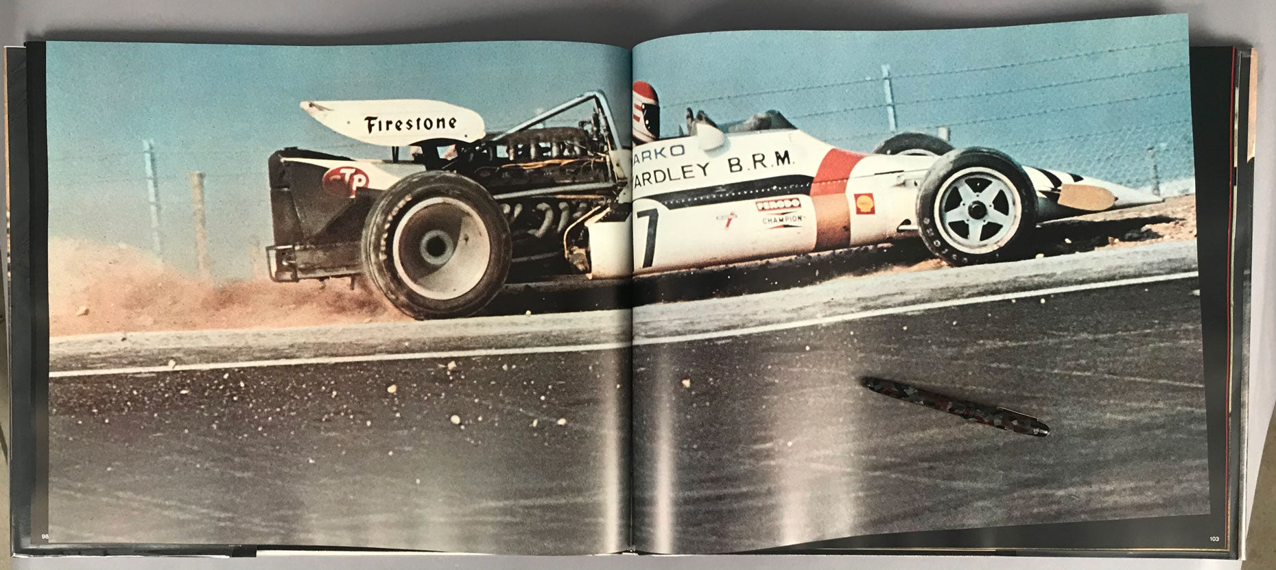 At Speed - Famous coffee table book by acclaimed motoracing photographer Jesse Alexander, 1st ed. 1972