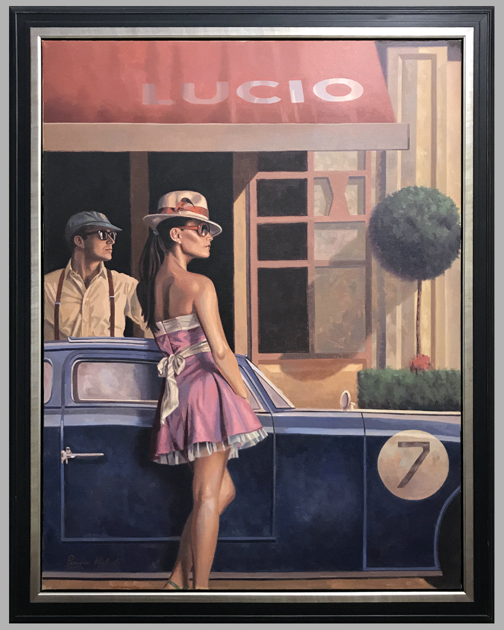 &quot;At Lucio&quot; painting by Peregrine Heathcote