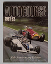 Autocourse 1981-82 book edited by M. Hamilton