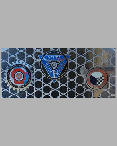 Collection of 8 U.S. Sports car club badges from the 1950’s and 1960’s 2