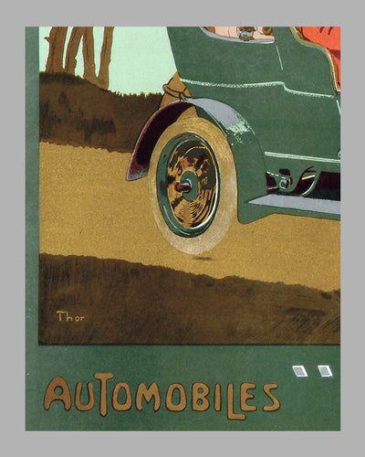 Automobiles Orel advertising poster, by Thor 3