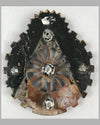 Automovil Club of Argentino member grill badge, 1930's 2