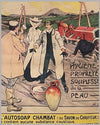 Large Autosoap Chambat advertising poster by Maurie, early 1900's 2