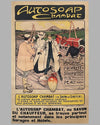 Large Autosoap Chambat advertising poster by Maurie, early 1900's